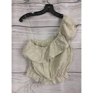 American Eagle Off-Shoulder Ruffle Top Size S